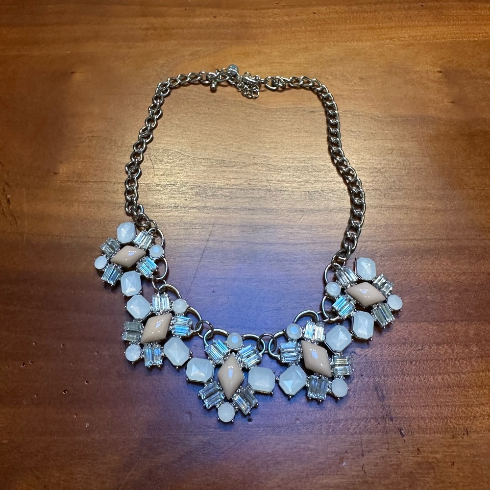 Charming Charlie Peach Statement Necklace